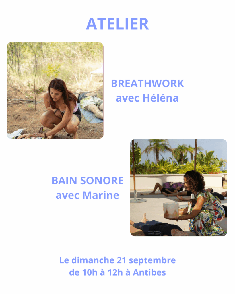 Atelier Breathwork bain sonore Antibes